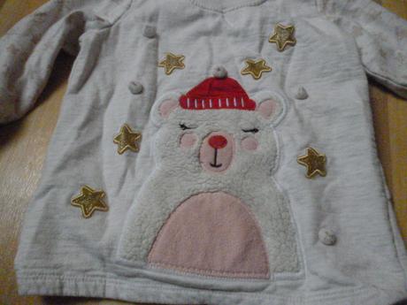 Mikina medvěd 2-3, primark,98