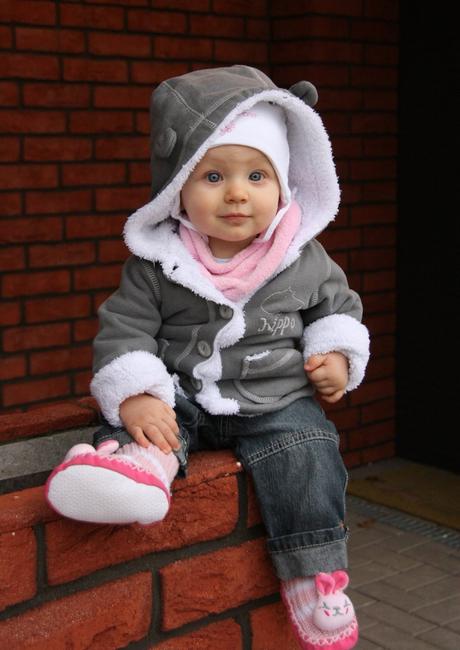 Teplá bunda s chlupem 6-12 měsíců, 80