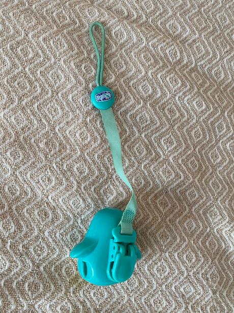 Chicco pouzdro na šidítko/dudlík ptáček zelený, chicco