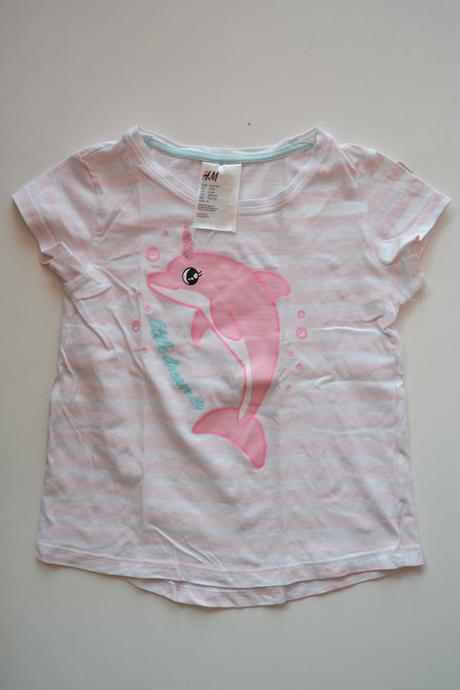 Sada bavlněných letních pyžámek s delfínky, h&m,110