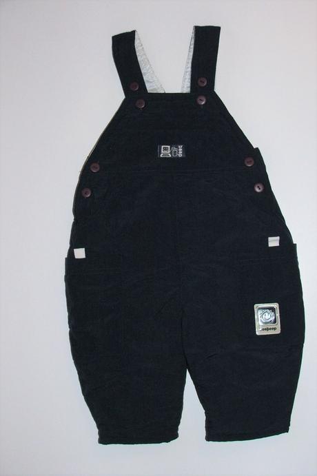 L185 vyteplené  kalhoty s laclem vel. 6-12m, 80