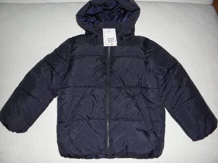 Nová vodoodpudivá zimní bunda zn. h&m vel.122/128, h&m,122