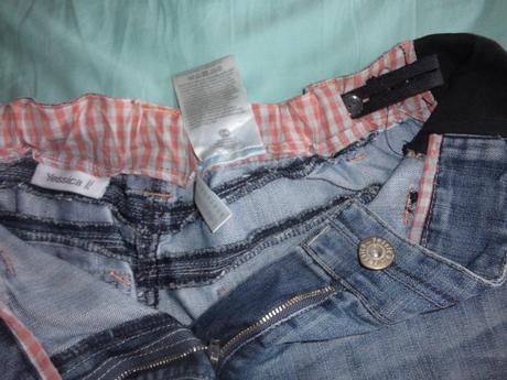 Bokové těhotenské džíny, c&a,42