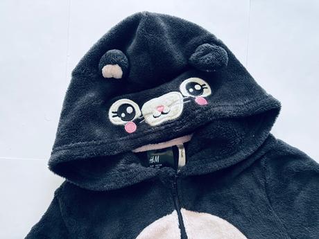 Ob/ overál chlupatý coral flece - v.122/128, h&m,122