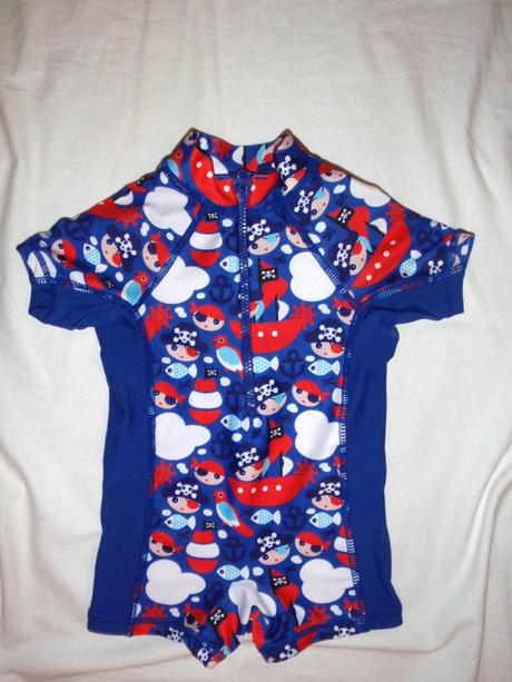 Nádherný plavecký overal - piráti, baby,74