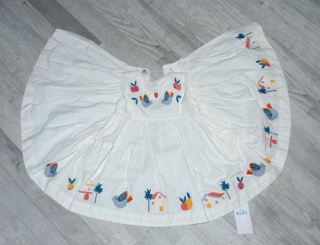 Bavlněné vyšívané šaty s podšívkou, marks & spencer,74