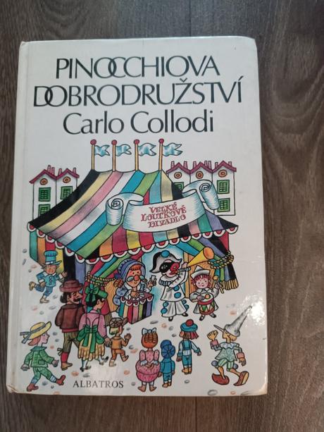 Knížka pinocchiova dobrodružství, carlo collodi, 