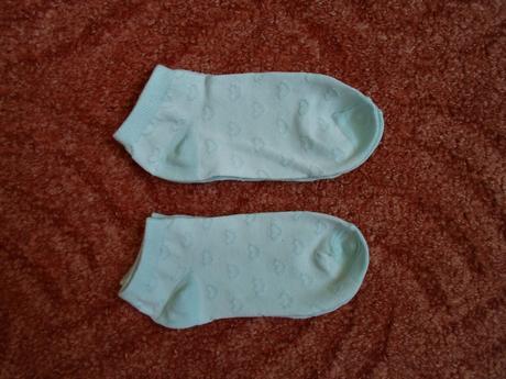 Modré tyrkysové nízké ponožky 2 páry, 31