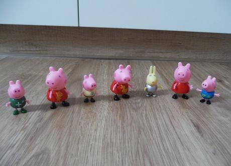 7 figurek prasátko peppa/peppa pig,