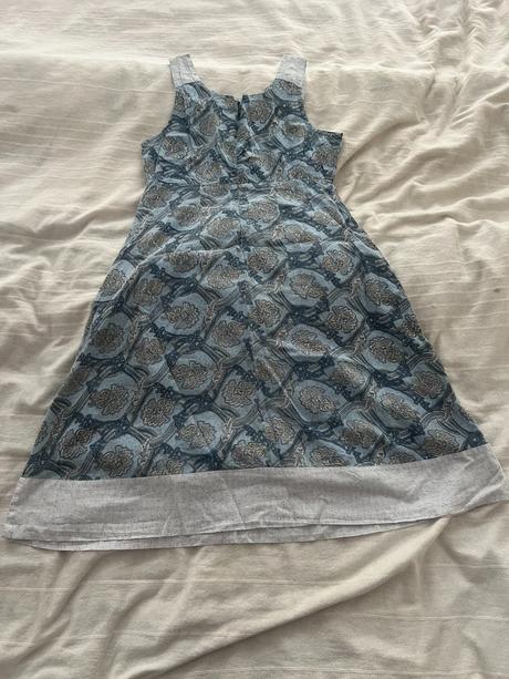 Bavlněné šaty na ramínka s ornamenty vel. 36/s-m, 36