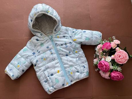Bunda zimní - v.3/6 měs, marks & spencer,68