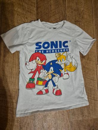 Dětské tričko sonic - h&m vel. 134/140, h&m,134