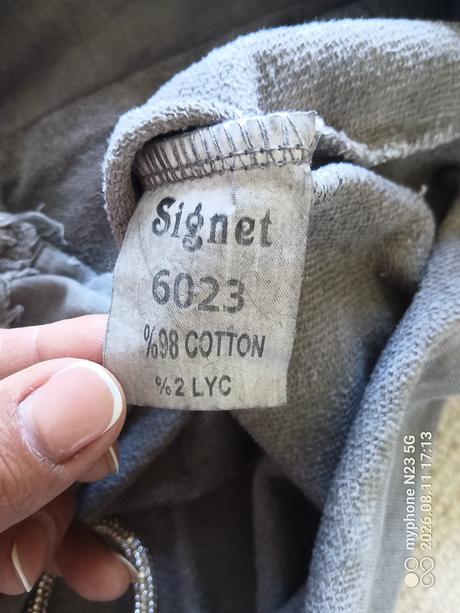 Mikina delší zn."signet" vel."m', m