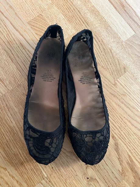 Boty & balerinky černé h&m vel. 37, h&m,37