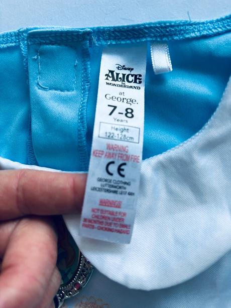 An10/ kostým alenka z říše divů - v.7/8 let, 