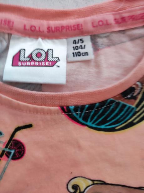 Pyžamo lol 104-110, tesco,104