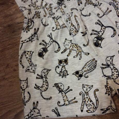 Kočičkový bavlněný overal, nutmeg,134