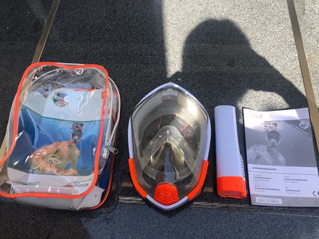 Maska (snorchel) na potopeni s/ m 10-11,5cm,