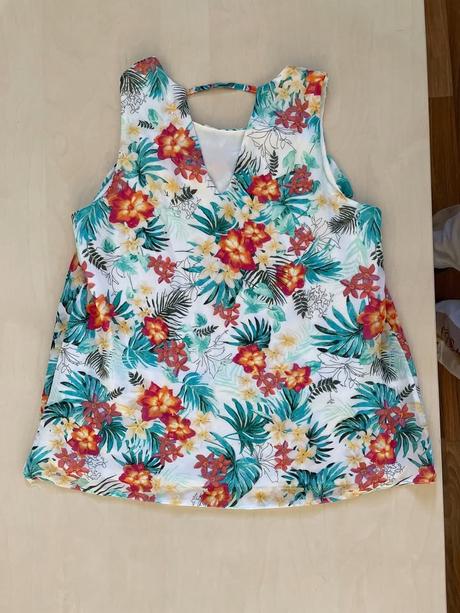 Letní květinový top, vel s, clockhouse, clockhouse,s