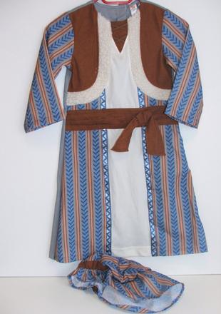 R57 chlapecký kostým s čepcem vel. 3-4 roky, 