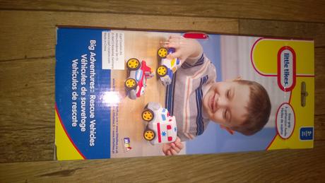 2x záchranářské auto little tikes, hraná,