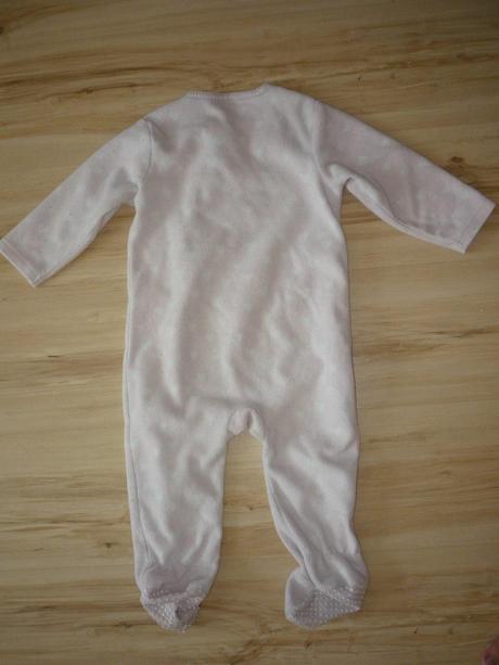 Flísový overal se srdíčky, next,86