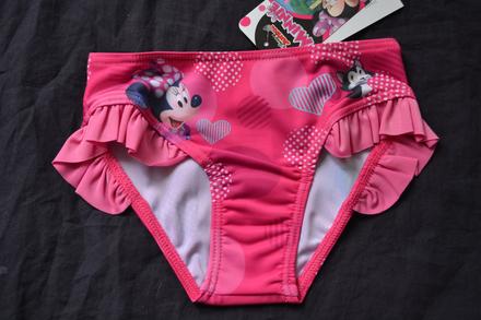 Kvalitní nové plavky minnie-spodní díl,98,116, disney,98 / 116