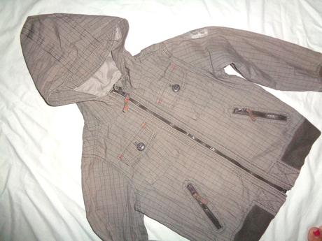 Luxusní káro bunda 116/122, s.oliver,116