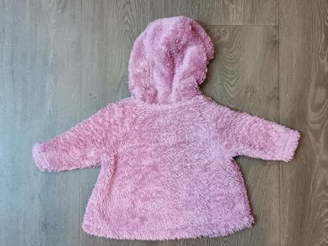 Kojenecký dívčí kabát next baby+mikina,vel.56, next,56