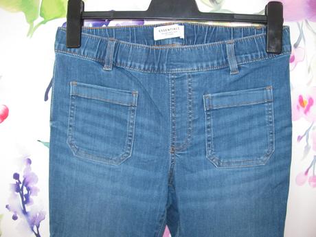 Strečové dámské džíny, slim fit, tchibo,38