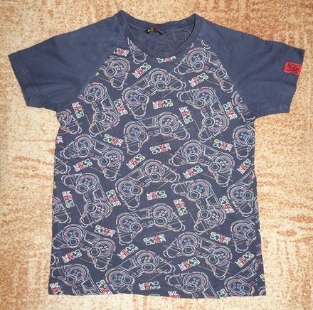 Chlapecké tričko s joysticky vel. 140-146, lewro,140
