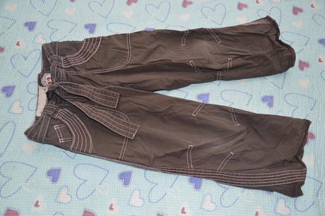 Plátěné kalhoty s regulací v pase, next,122