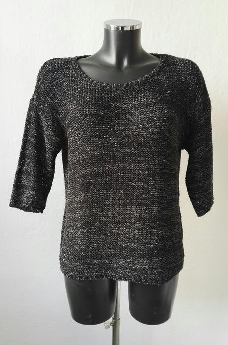 Melírovaný svetr 3/4 rukávy she - vel.m, m