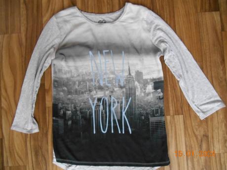 Dívčí triko - dl. rukáv, 158