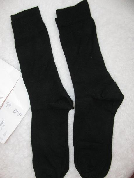 Pánské černé ponožky 2 páry v.43-47, f&f,46
