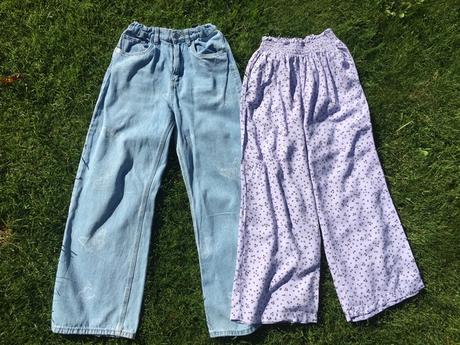 Dívčí letní kalhoty vel.146/152, h&m,146