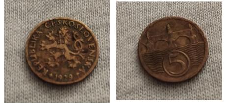 Historické 5ti a 10ti haléře 1922-1938,