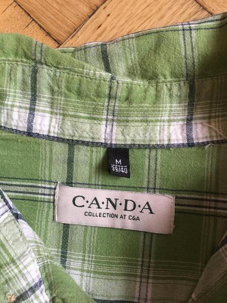 Pánská košile kr. rukáv vel. m 39 / 40, c&a,m