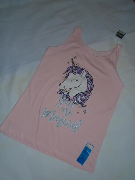 Tričko tílko unicorn vel 12/13 l koník, primark,152 / 158