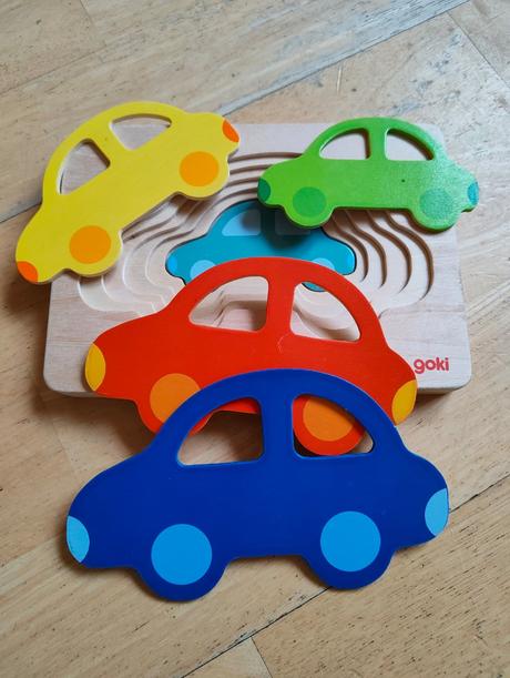 Dřevěná vkládačka goki, 