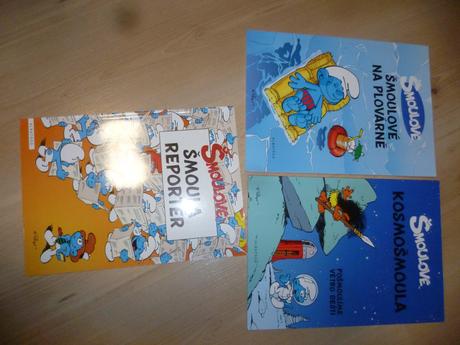 3 komiksy šmoulové, 
