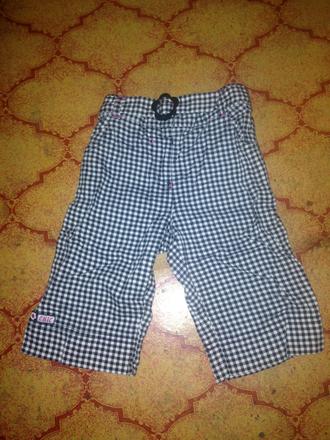 Dívčí kraťasy kostičky, kvítečko vel. 92 - 98, st. bernard,92