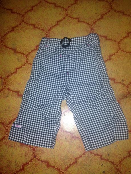 Dívčí kraťasy kostičky, kvítečko vel. 92 - 98, st. bernard,92