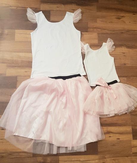 Set top a sukně pro maminku a dcerku, m