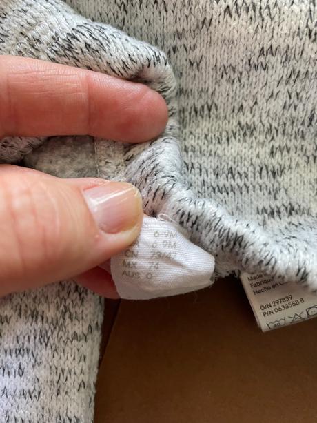 Kalhoty fleecové melirované - v.74, h&m,74