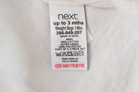 Šaty vel. 0 - 3 m, next,62