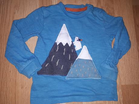 Modré tričko vel. 80, f&f,80