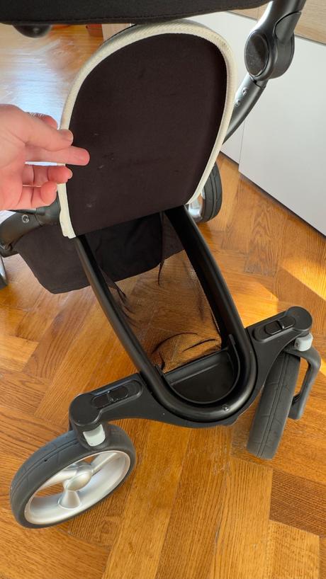 Kočárek mima xari 3g se zimní výbavou a firstbike, mima,mima xari