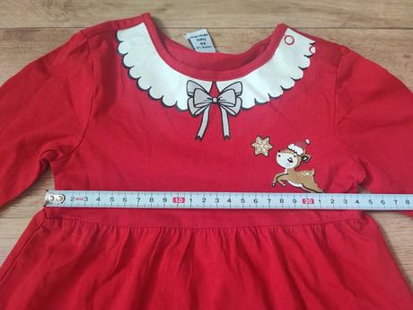 Vánoční šaty a legíny, 92