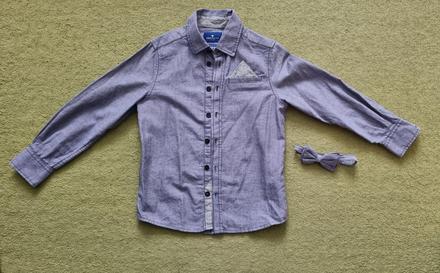 Chlapecká košile tom tailor s motýlem vel 116/122, tom tailor,116